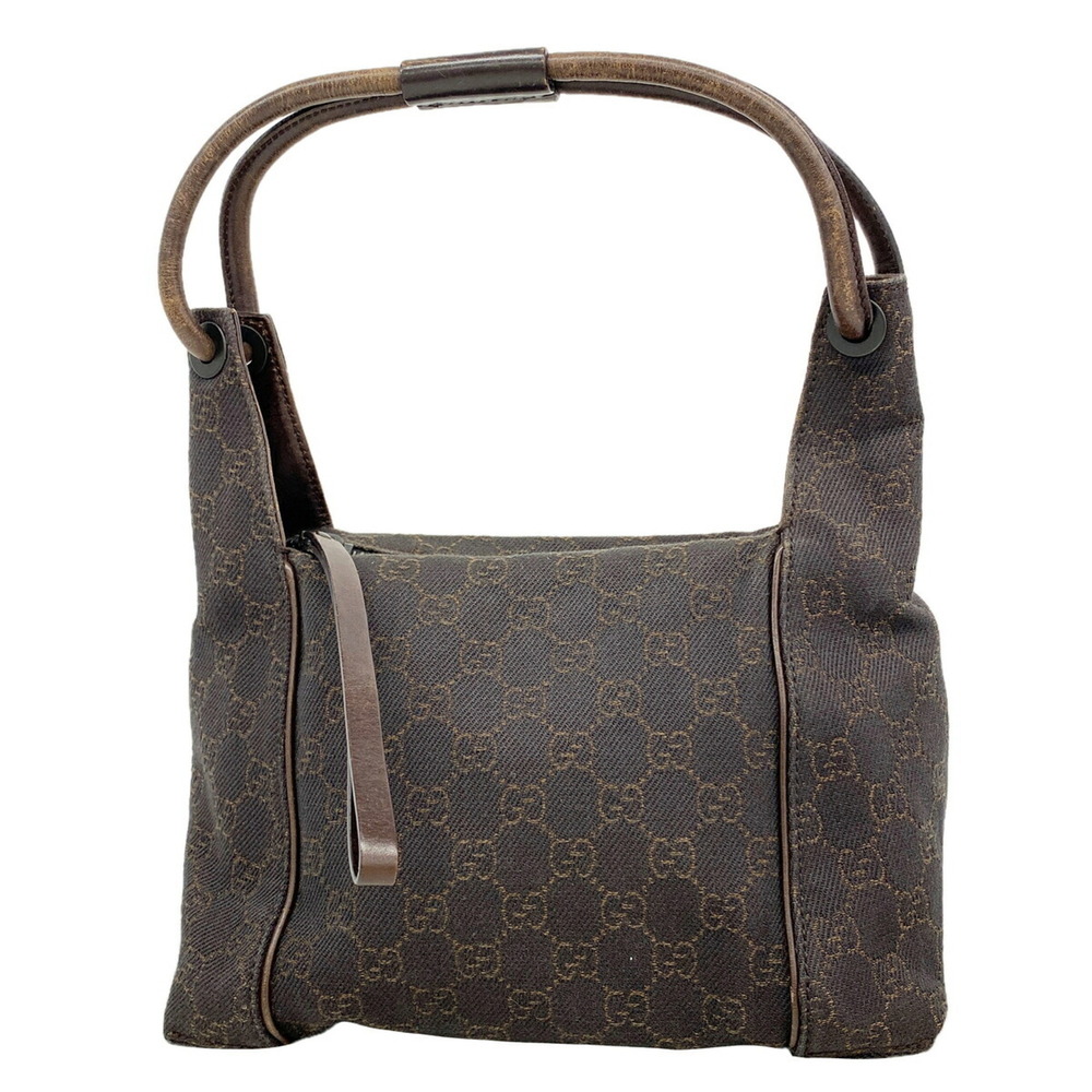 Gucci handbag 101333 denim brown women's